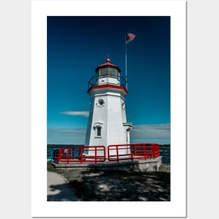 Cheboygan Crib Light Lake Huron Michigan Posters and Art